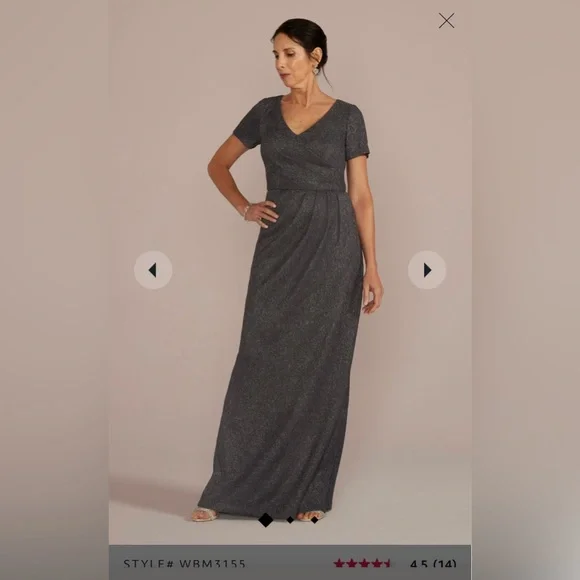 green emerald velvet dress Beautiful Designer Oleg Cassini Green Satin Vintage Dress